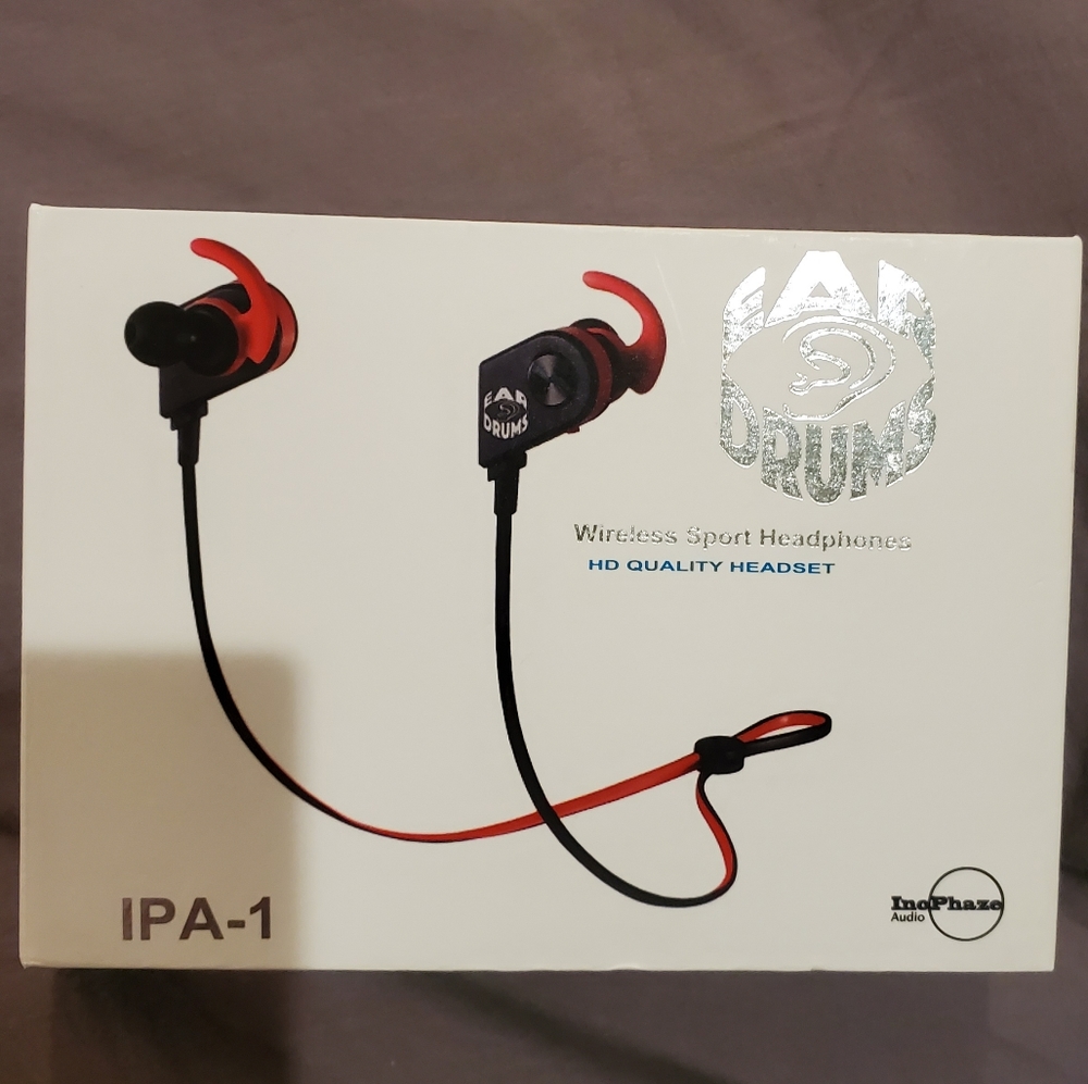 New wireless sport hd bluetooth headphone earbuds
